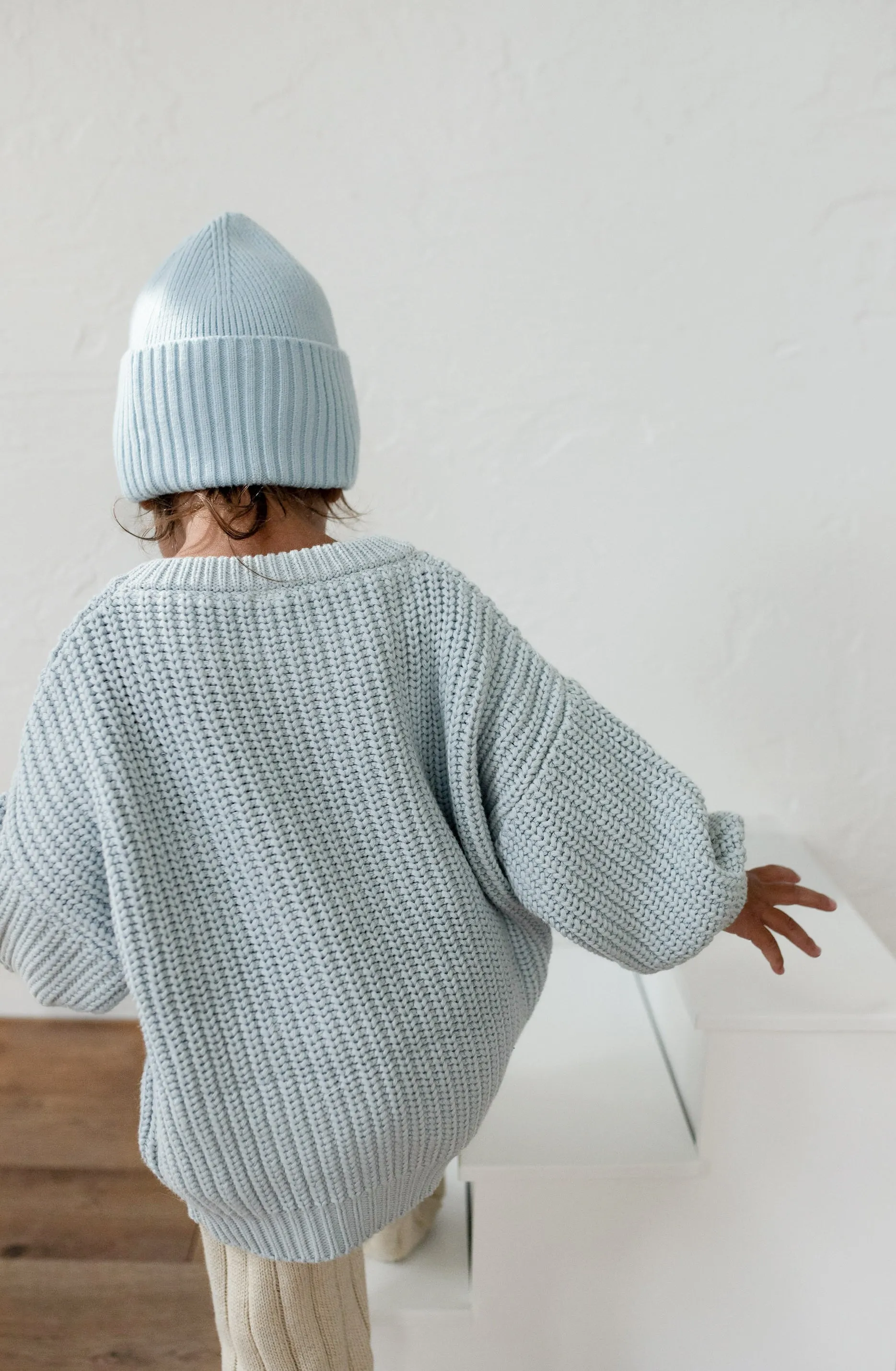 ‘Sky Blue’ Chunky Knit Sweater