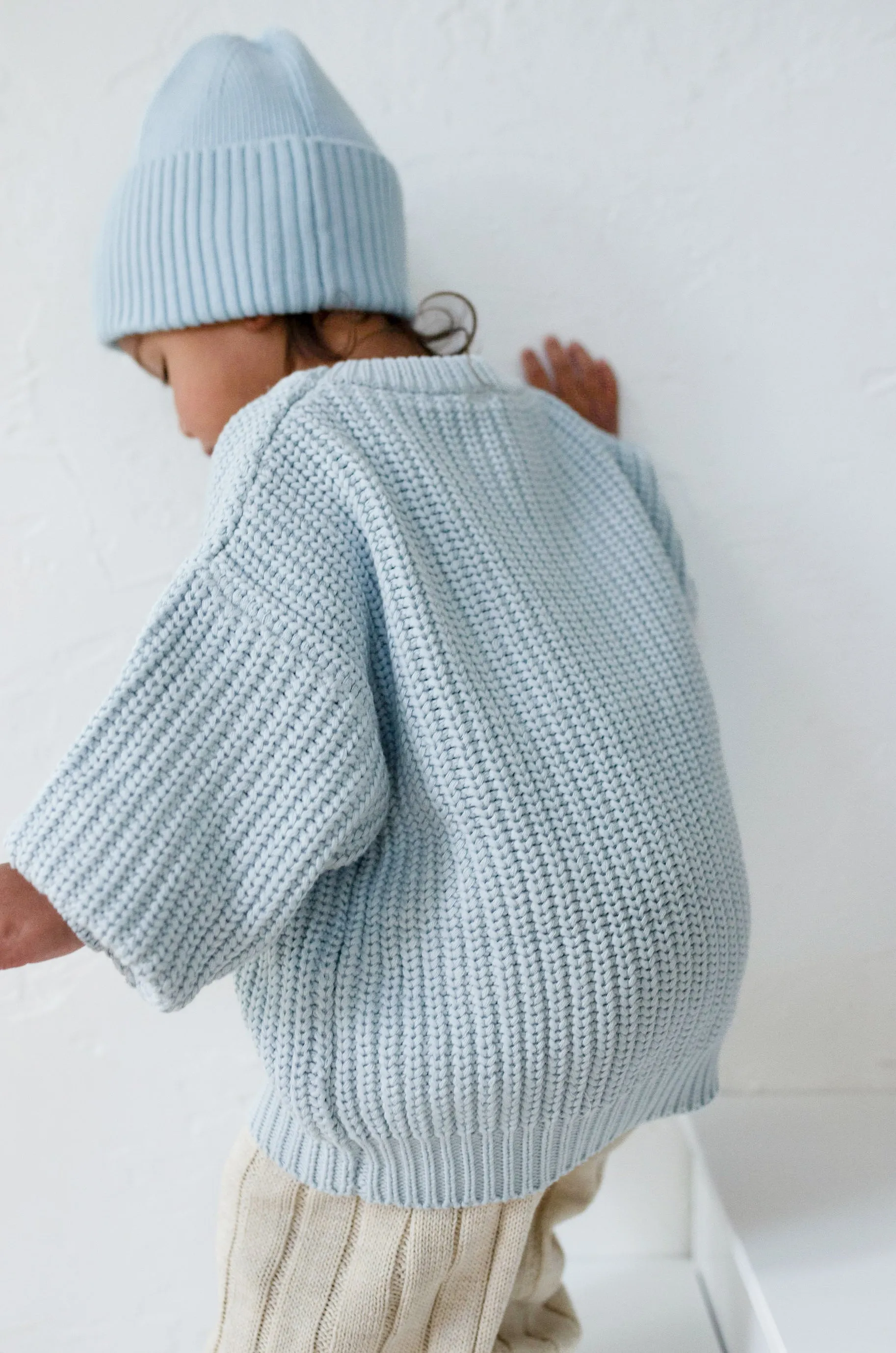 ‘Sky Blue’ Chunky Knit Sweater
