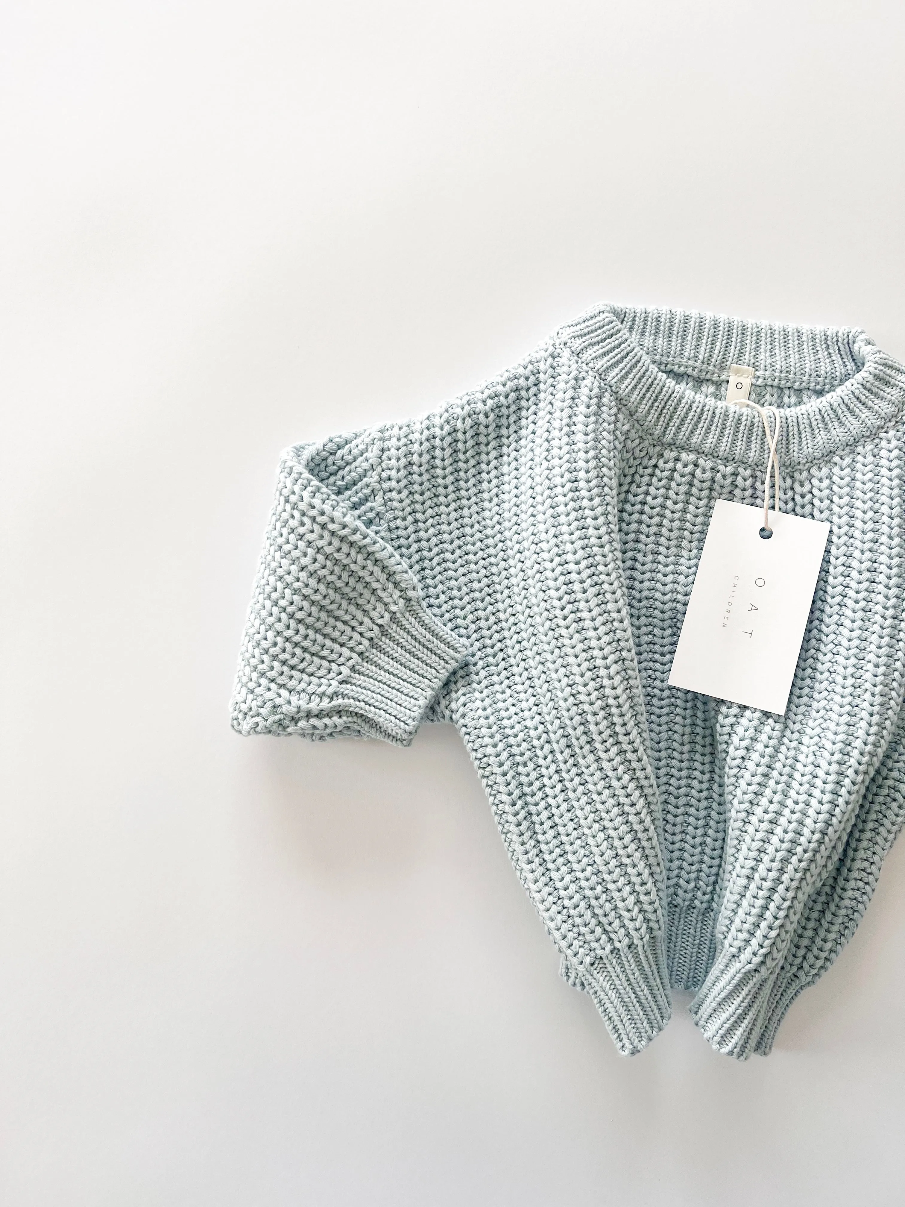 ‘Sky Blue’ Chunky Knit Sweater