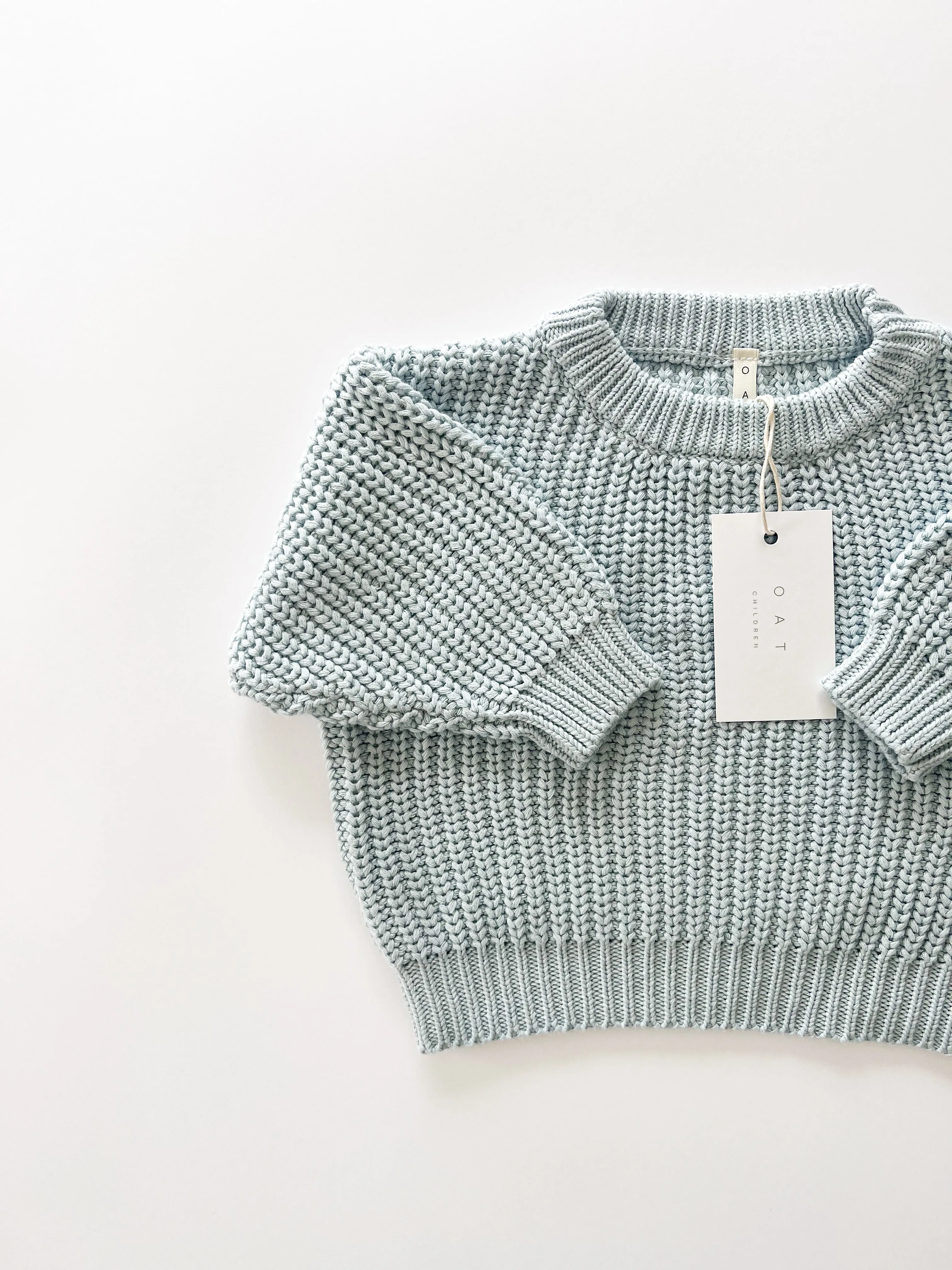 ‘Sky Blue’ Chunky Knit Sweater