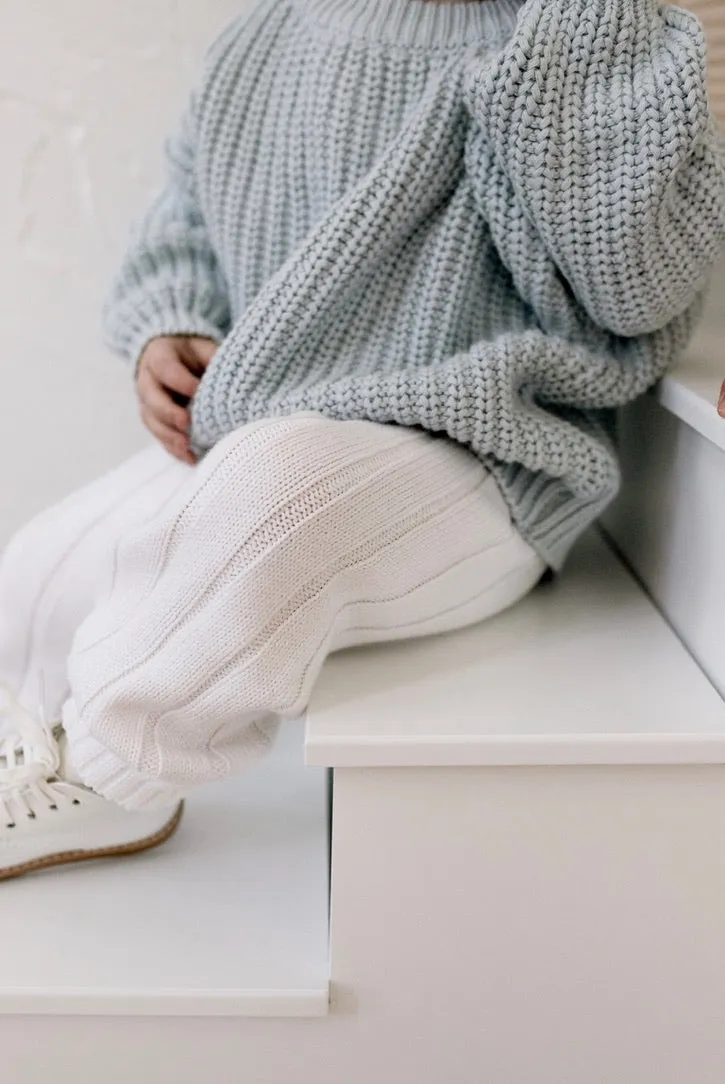 ‘Sky Blue’ Chunky Knit Sweater