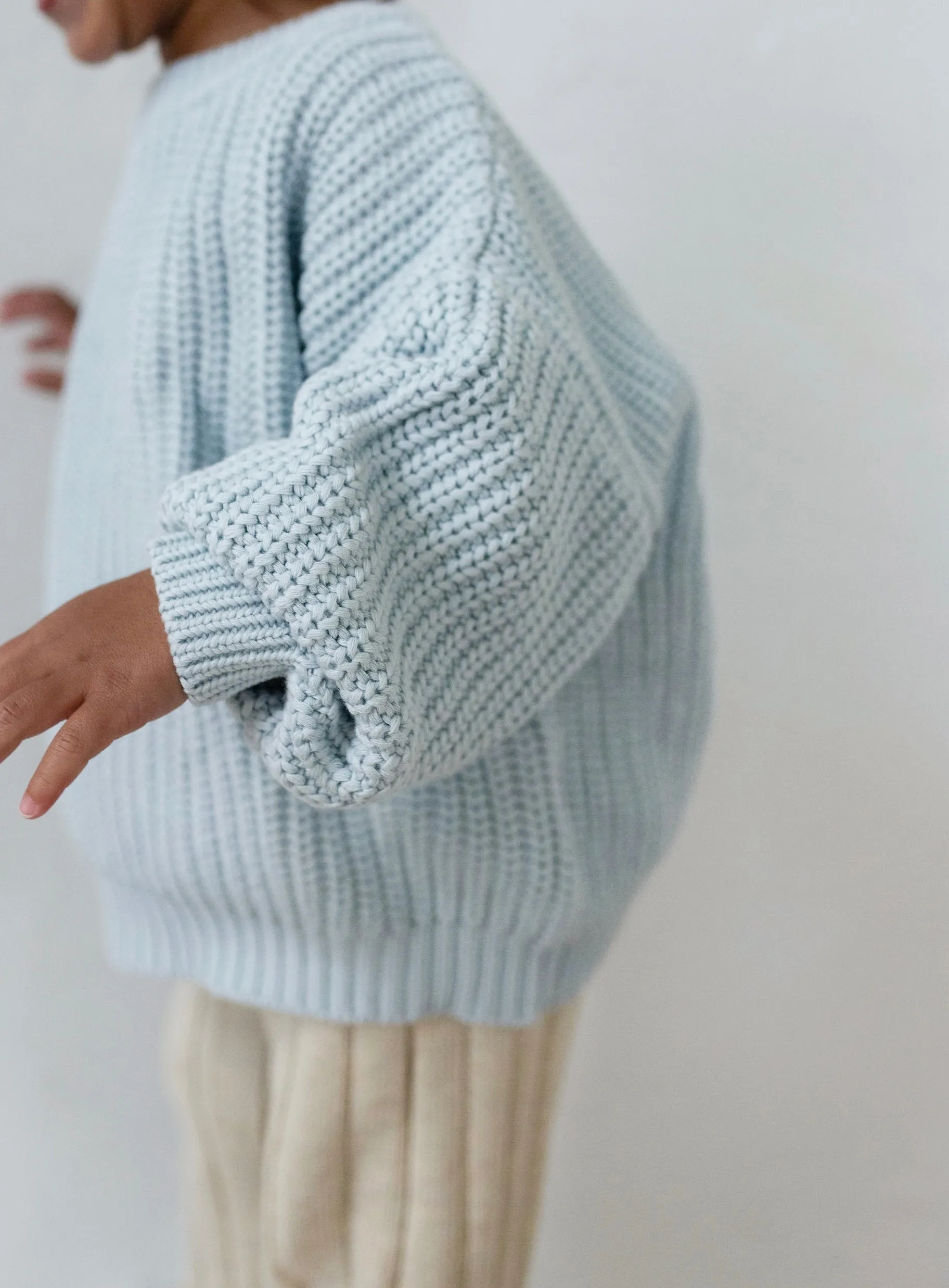 ‘Sky Blue’ Chunky Knit Sweater