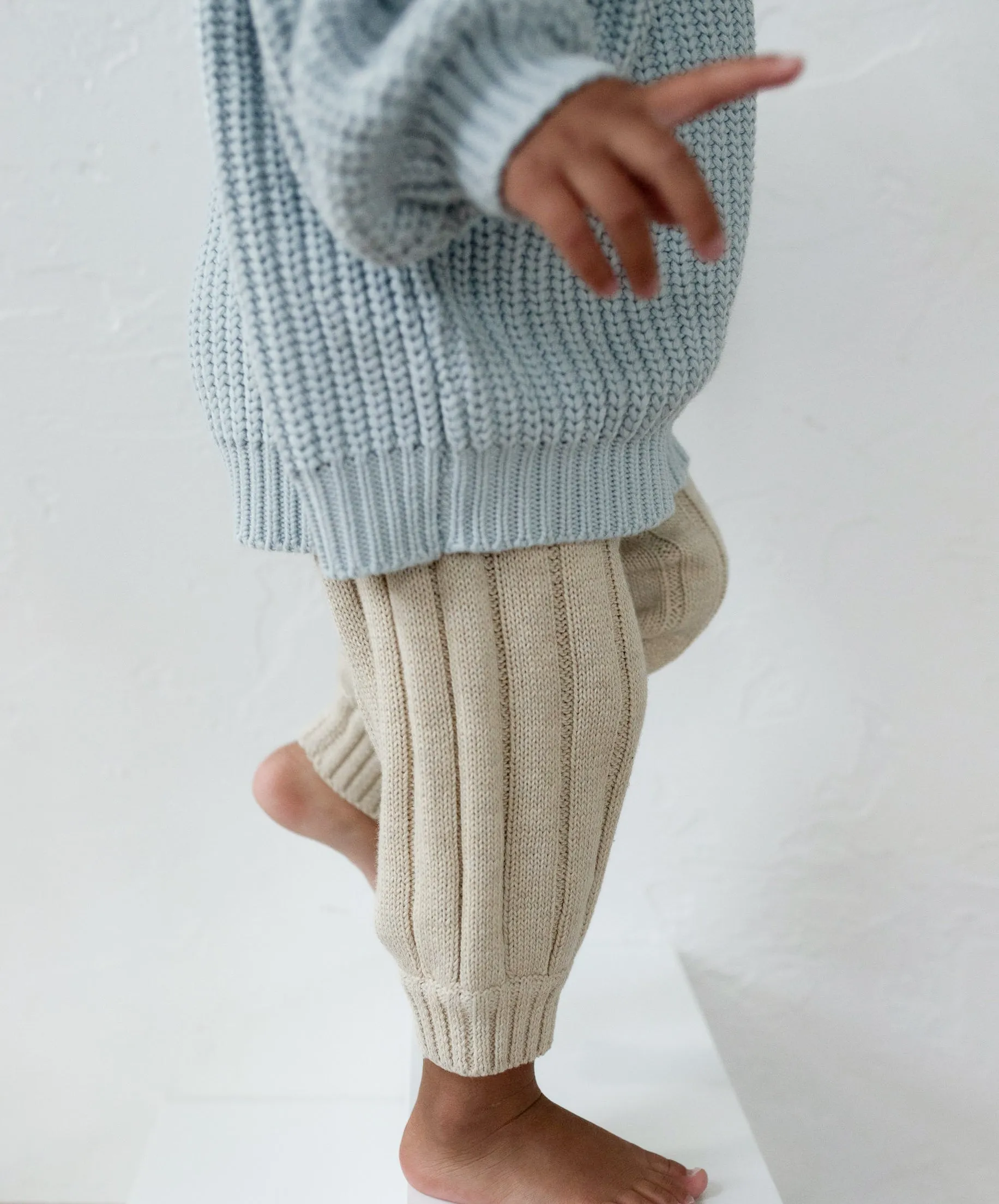 ‘Sky Blue’ Chunky Knit Sweater
