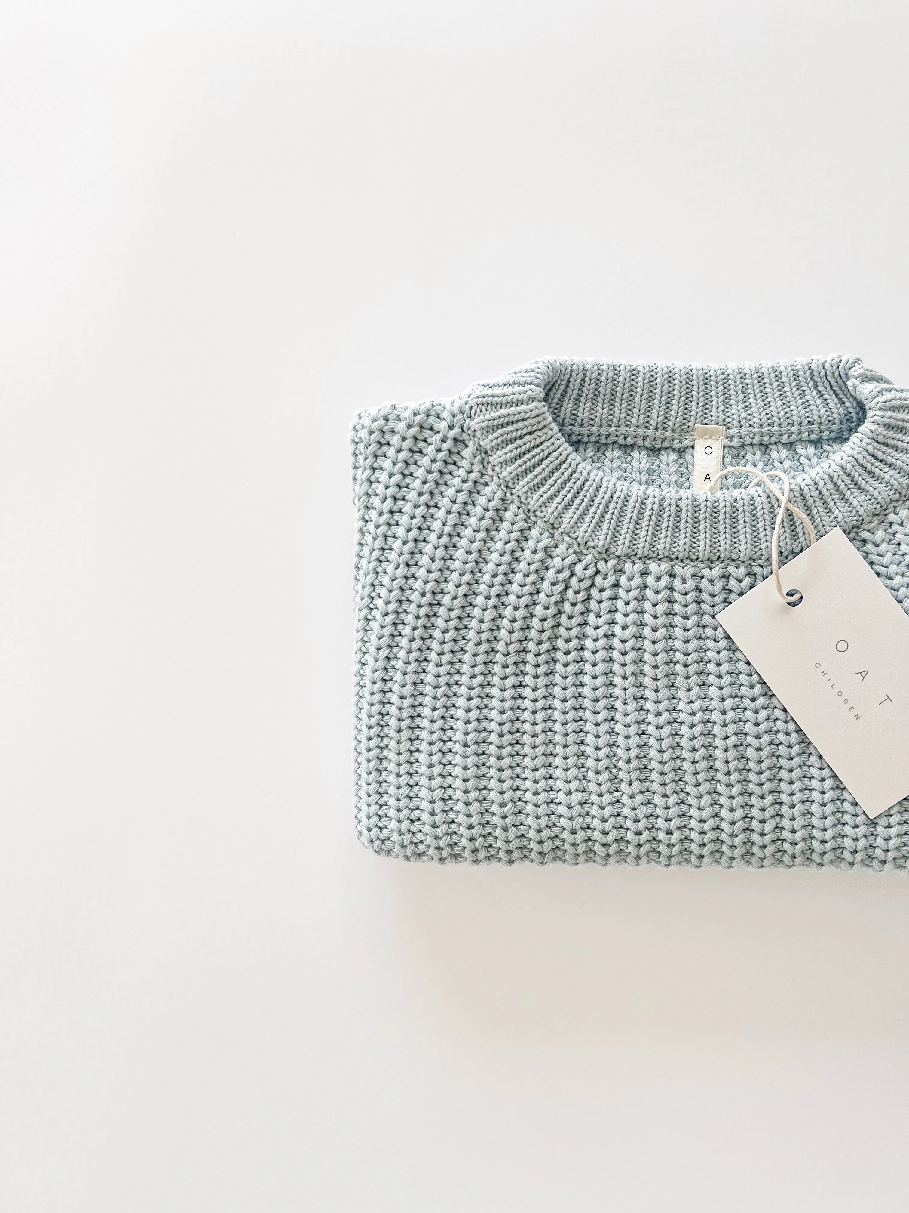‘Sky Blue’ Chunky Knit Sweater