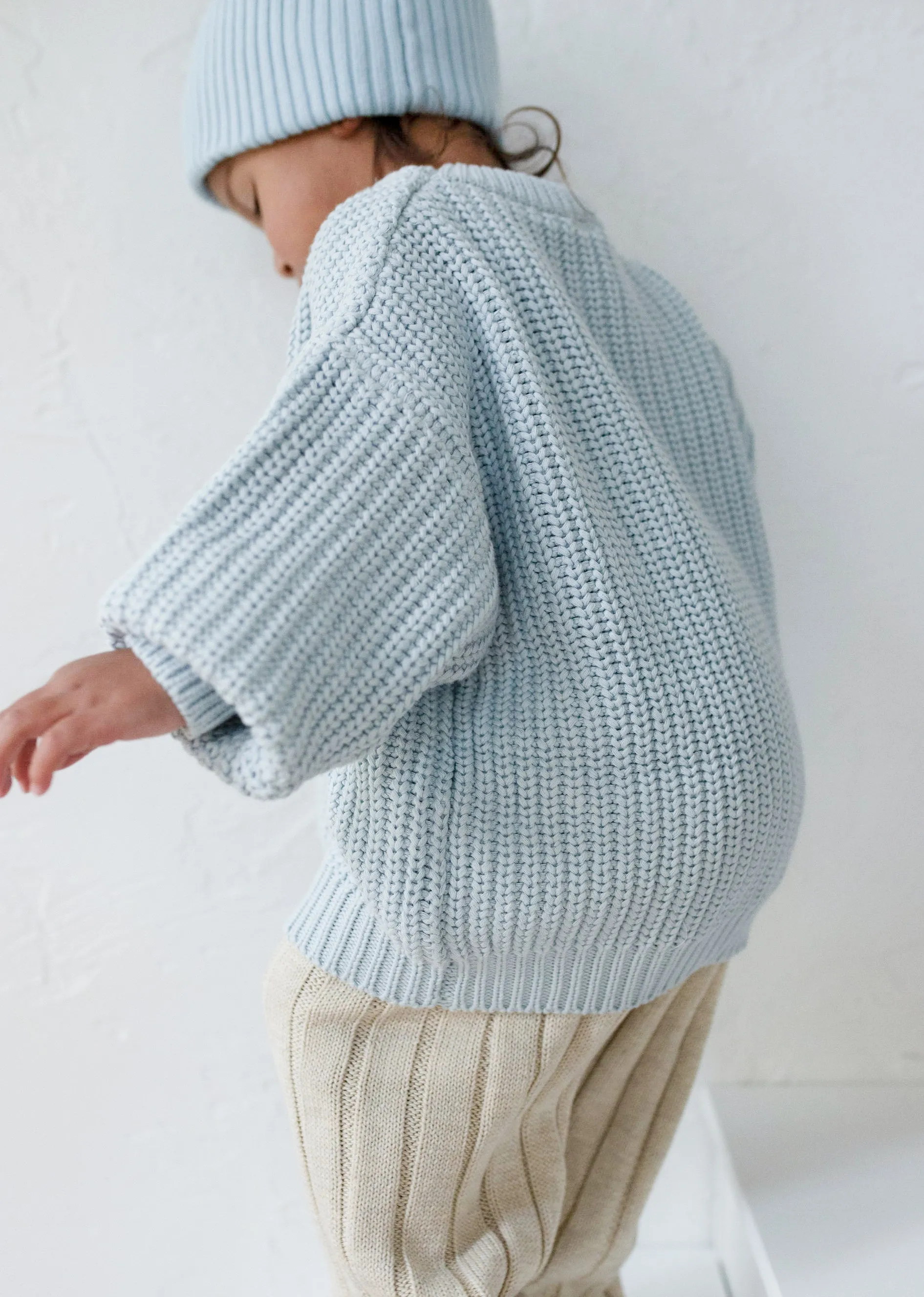 ‘Sky Blue’ Chunky Knit Sweater