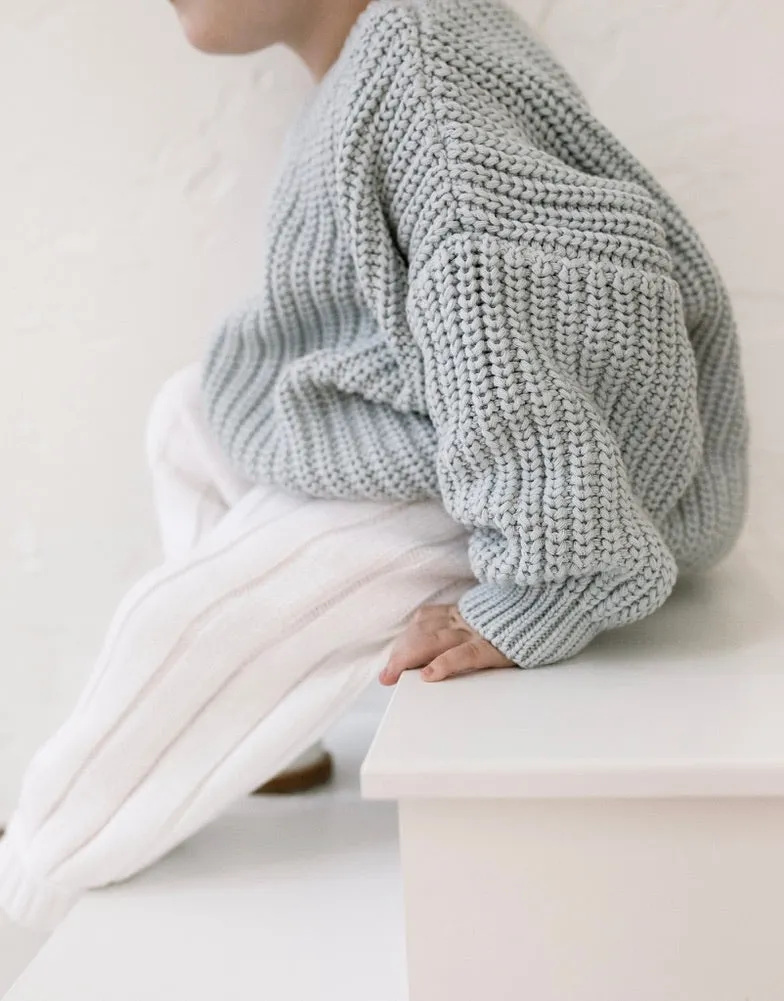 ‘Sky Blue’ Chunky Knit Sweater
