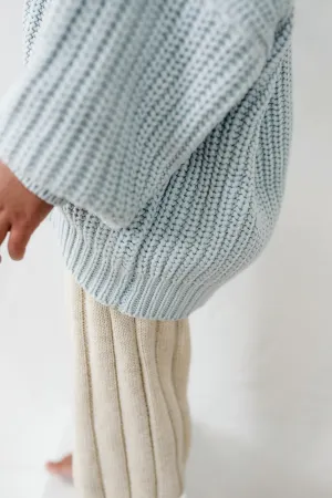 ‘Sky Blue’ Chunky Knit Sweater