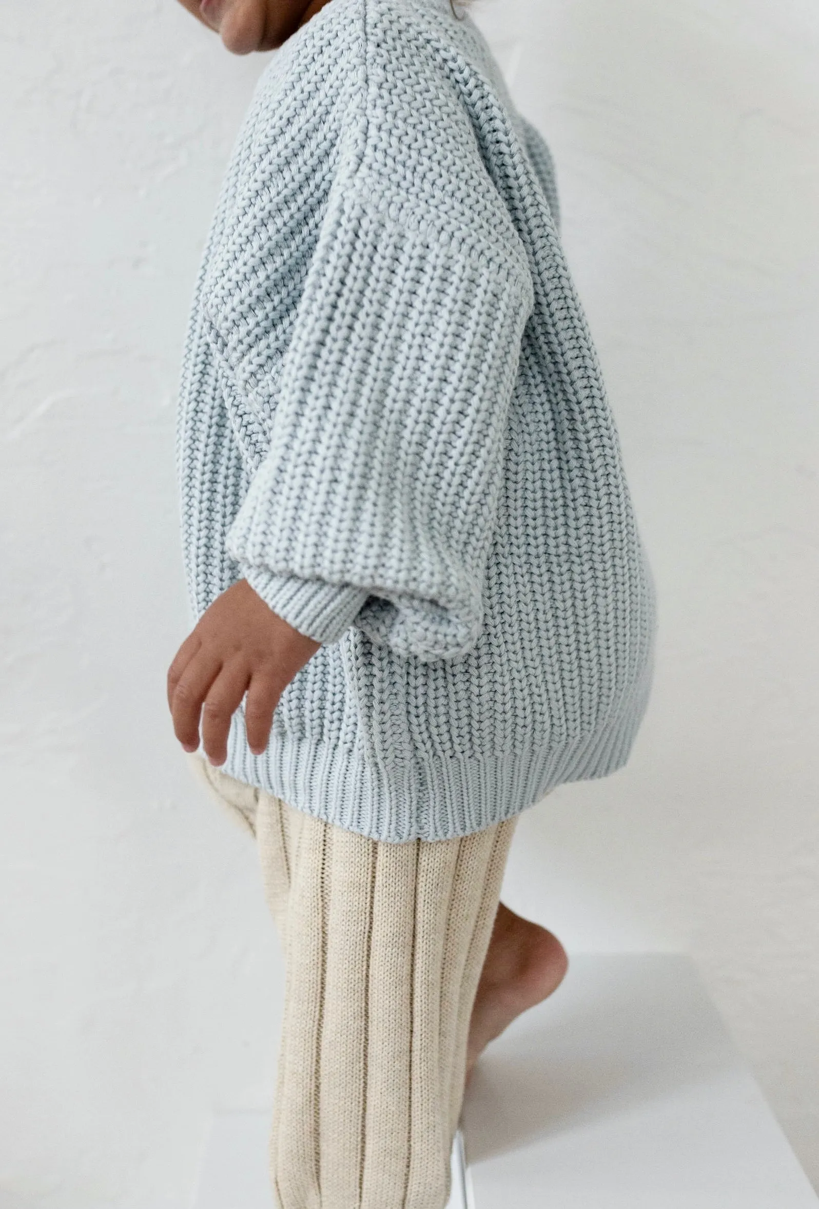 ‘Sky Blue’ Chunky Knit Sweater