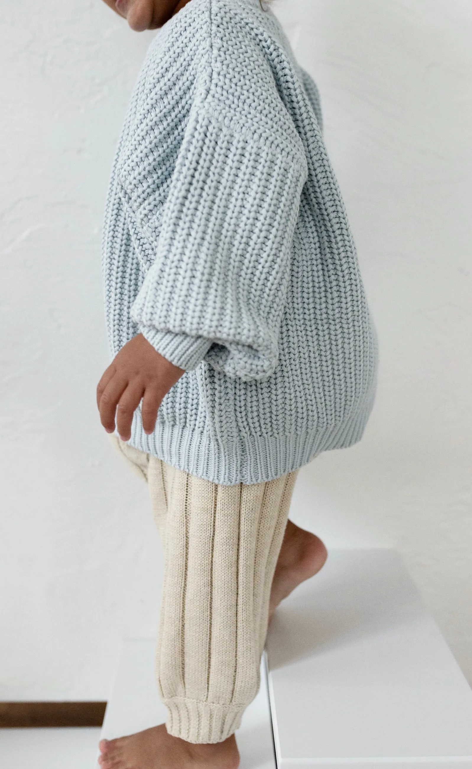 ‘Sky Blue’ Chunky Knit Sweater