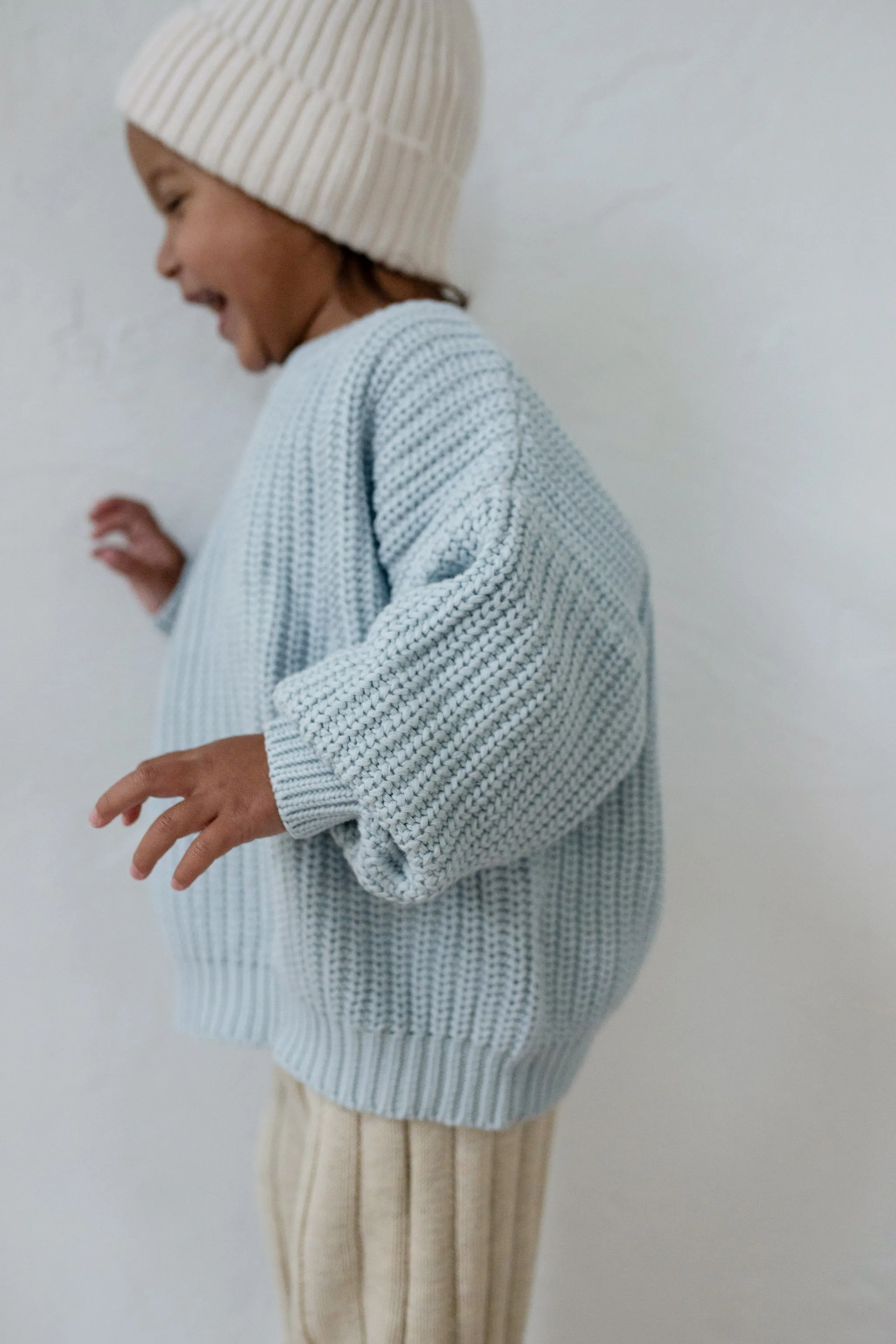 ‘Sky Blue’ Chunky Knit Sweater