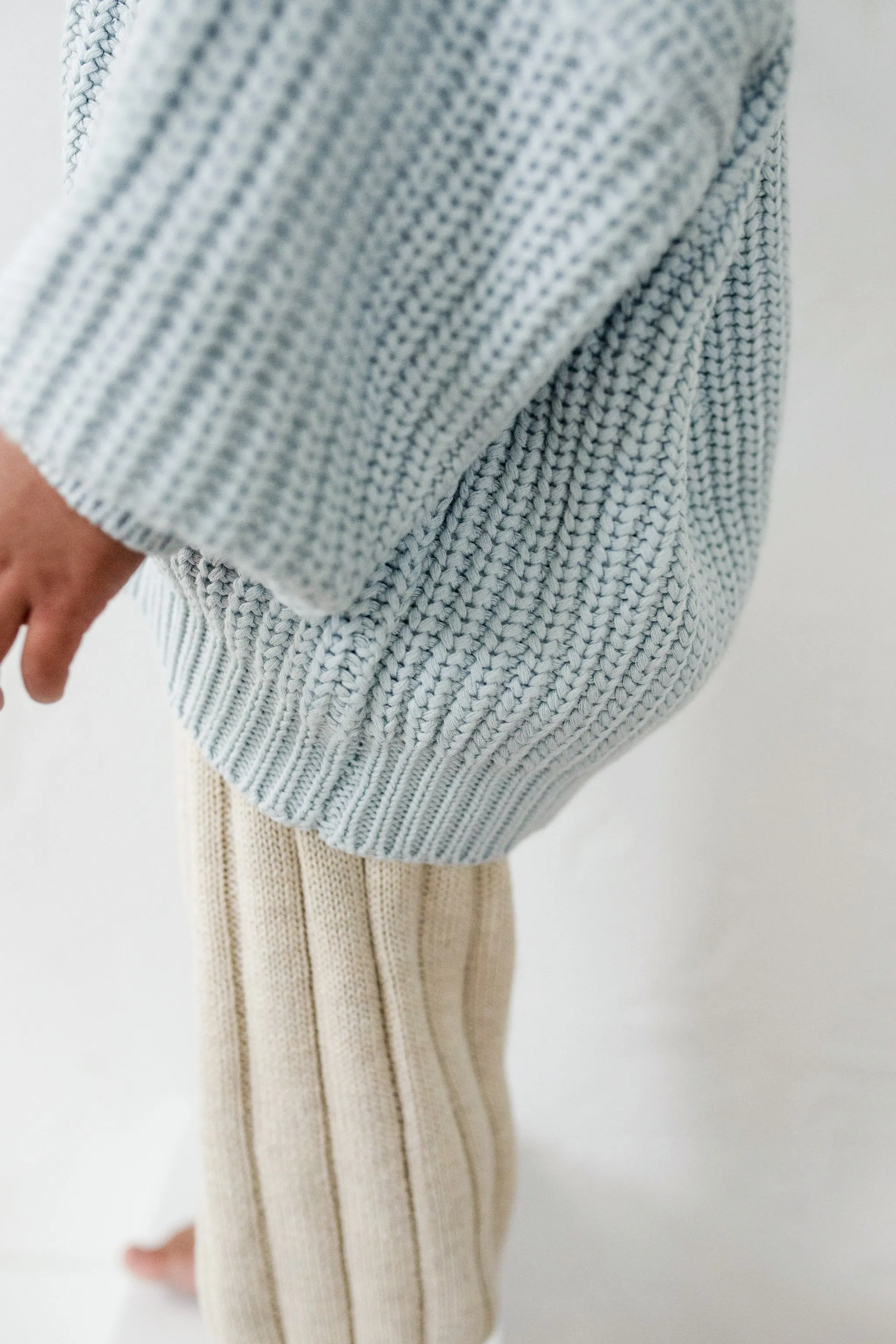 ‘Sky Blue’ Chunky Knit Sweater