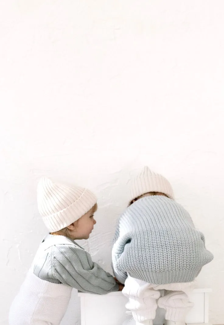‘Sky Blue’ Chunky Knit Sweater