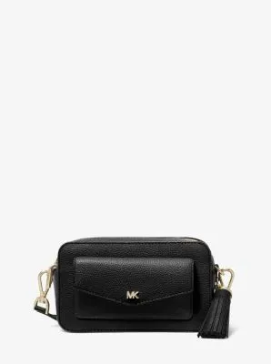 Small Pebbled Leather Camera Bag