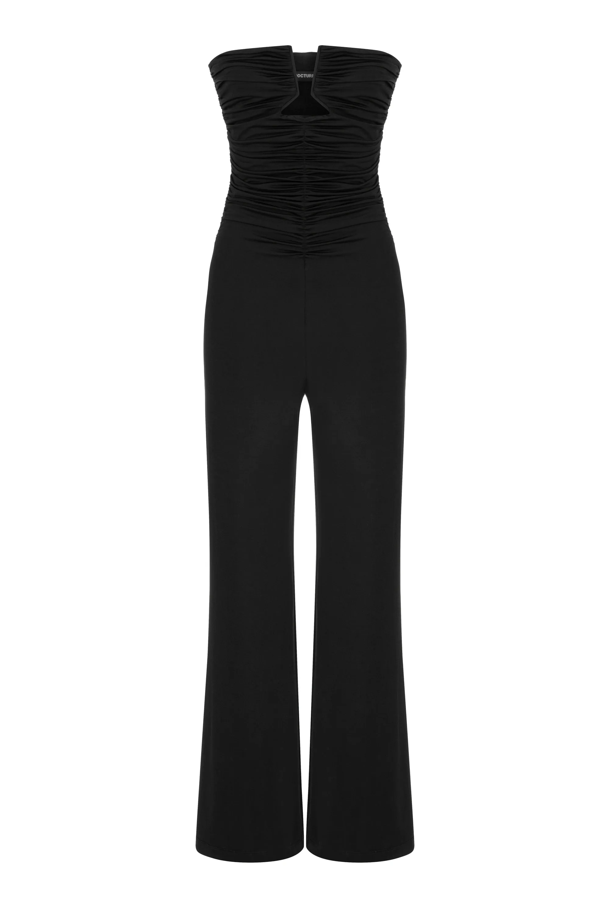 Strapless Draped Jumpsuit (Final Sale)