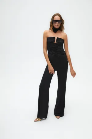Strapless Draped Jumpsuit (Final Sale)