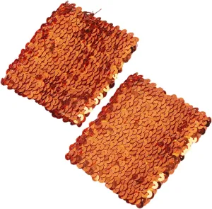 Stylish Stretchy Elastic Arm Sleeves Blingbling Sequins For Party Costume Women's Cuffs Arm Sleeve With Sequins