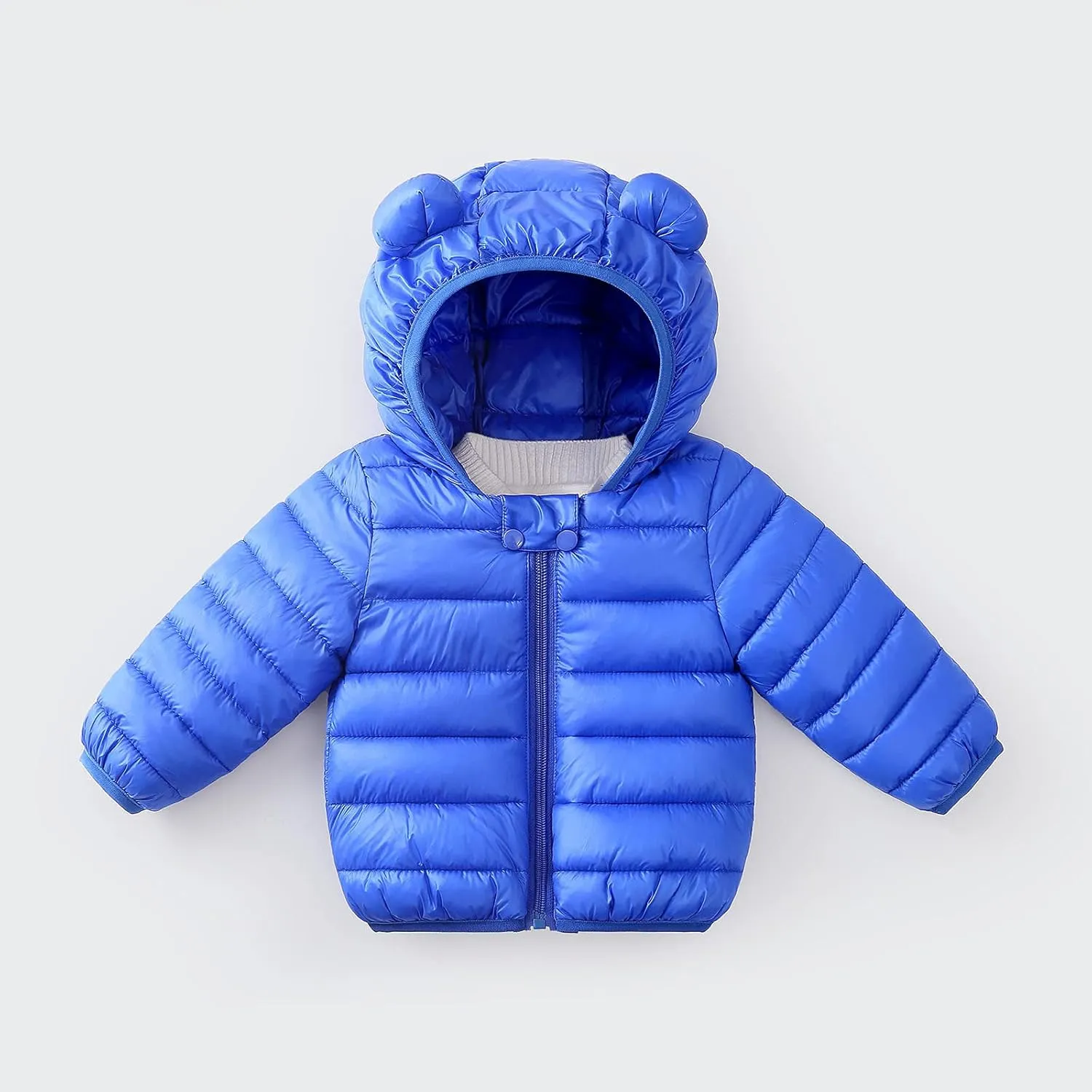 Toddler Kids Baby Boy Girl Winter Hooded 3D Ear Winter Coats Ears Hoods Padded Puffer Jacket Parka