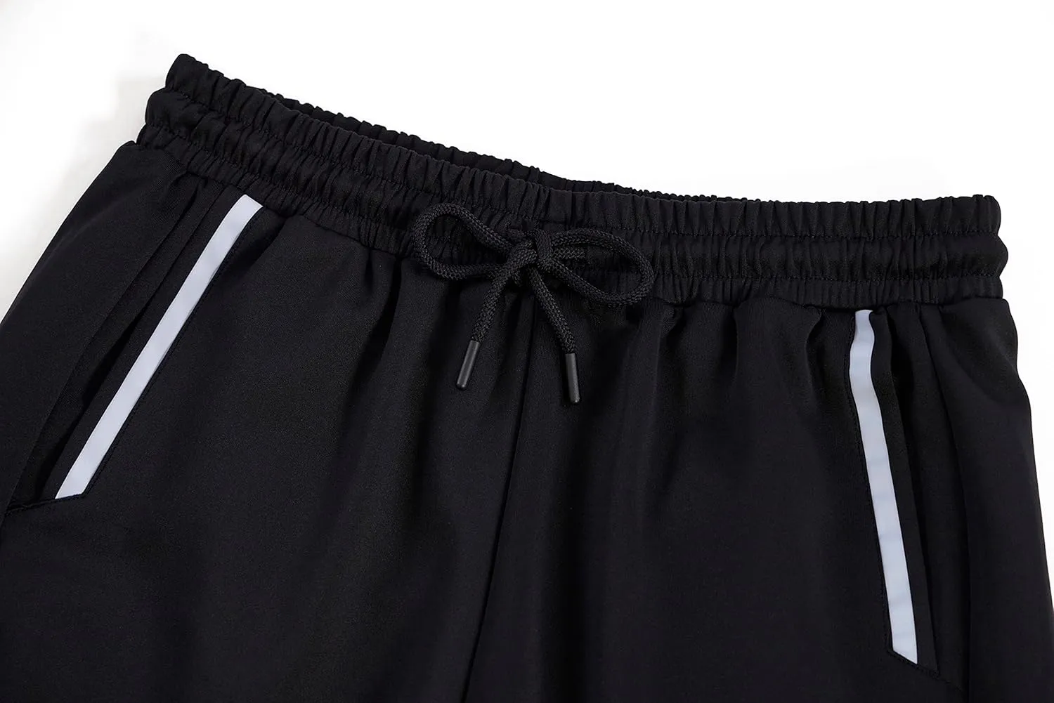 URBEX Mens Sweatpants with Zipper Pockets, Elastic Bottom Joggers Pants for Gym Running Workout Training