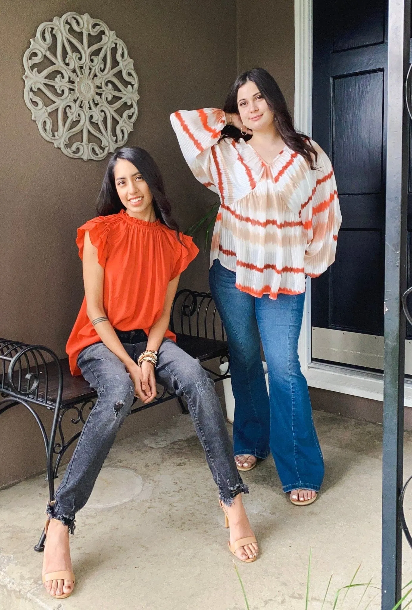 Vintage Chic High Waist Flare Jeans