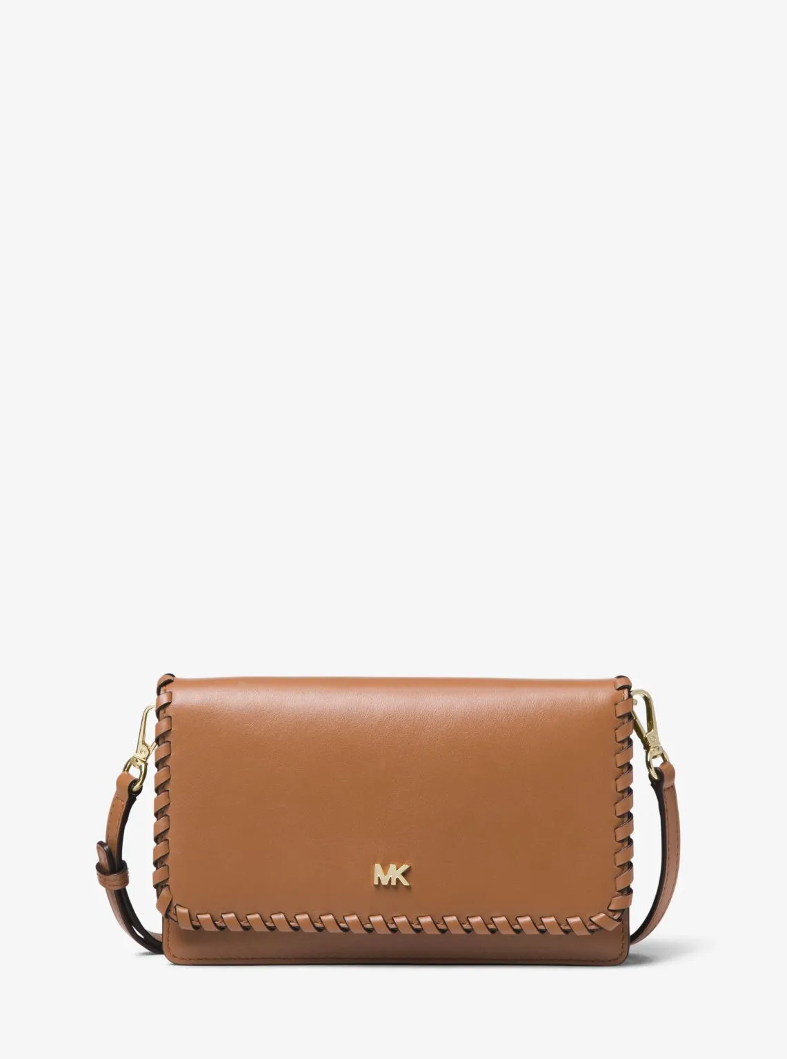 Whipstitched Leather Convertible Crossbody