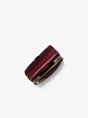 Whipstitched Leather Convertible Crossbody