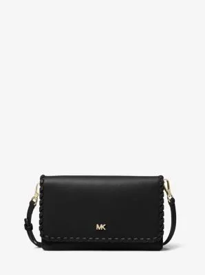 Whipstitched Leather Convertible Crossbody