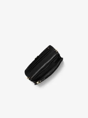 Whipstitched Leather Convertible Crossbody