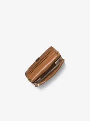 Whipstitched Leather Convertible Crossbody