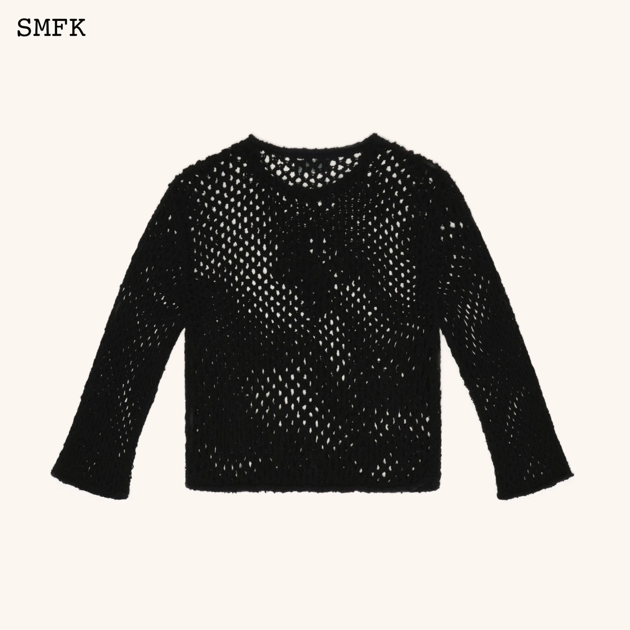 WildWorld Black Spider Web Hoodie Smock