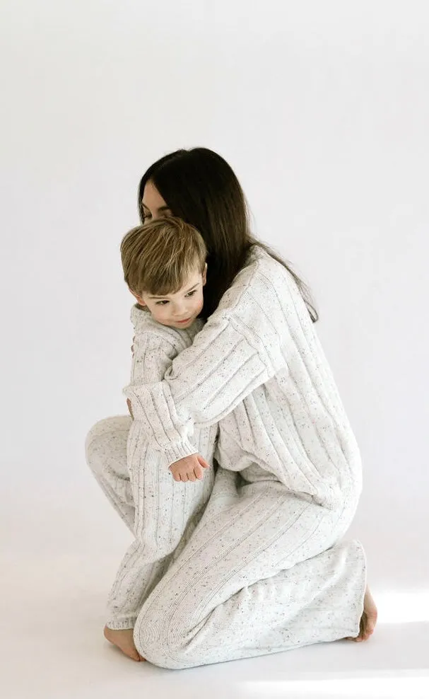 Women’s Wide Ribbed Knit Pant ‘Sprinkle’