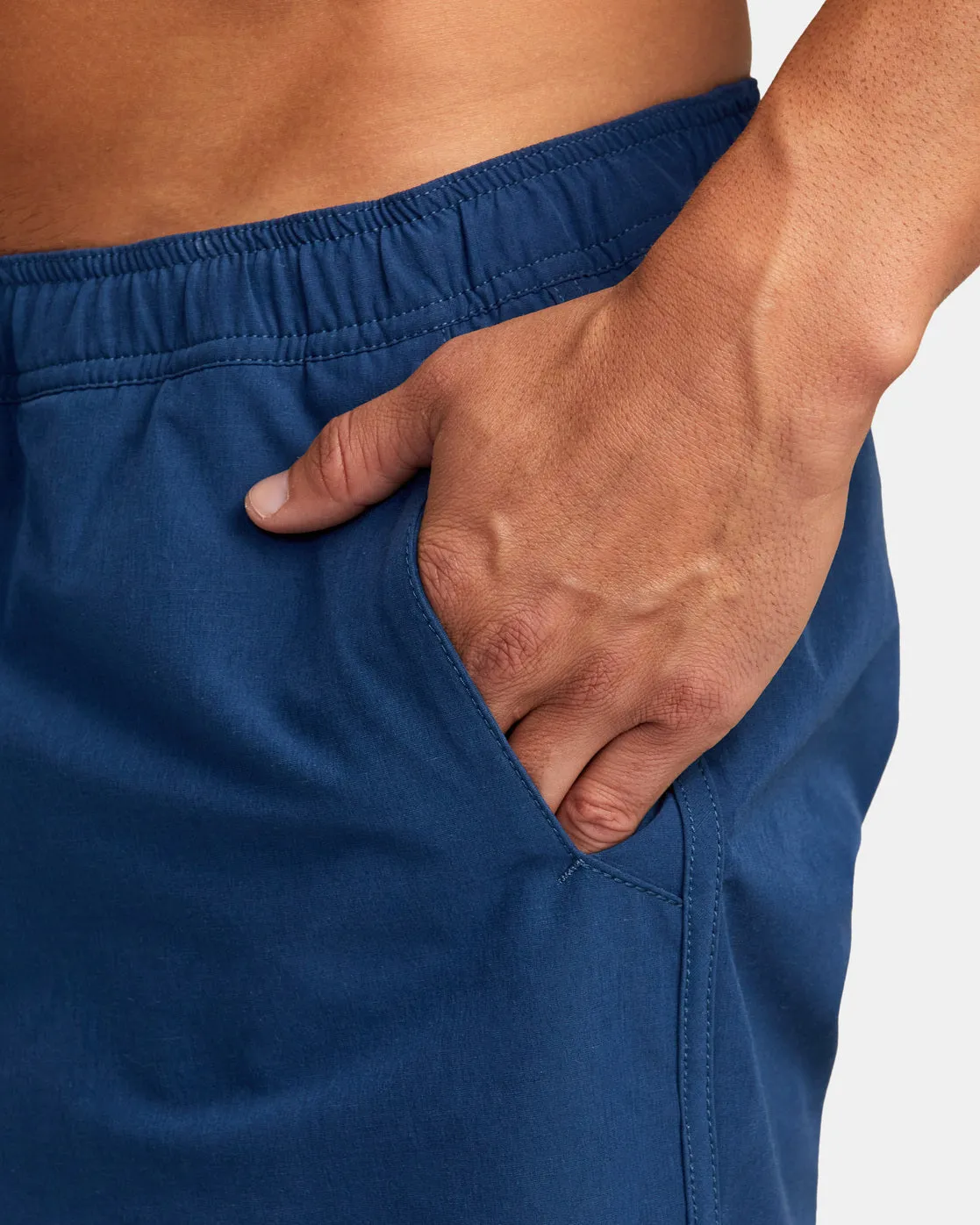 Yogger Hybrid 17" Athletic Shorts - Army Blue