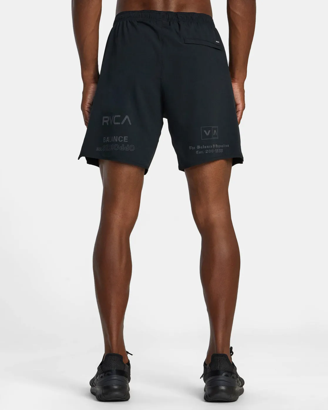 Yogger Stretch 17" Athletic Shorts - Black All Brand 2