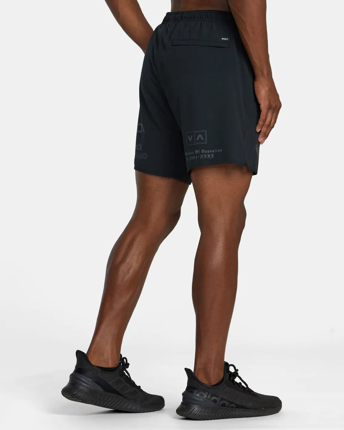 Yogger Stretch 17" Athletic Shorts - Black All Brand 2