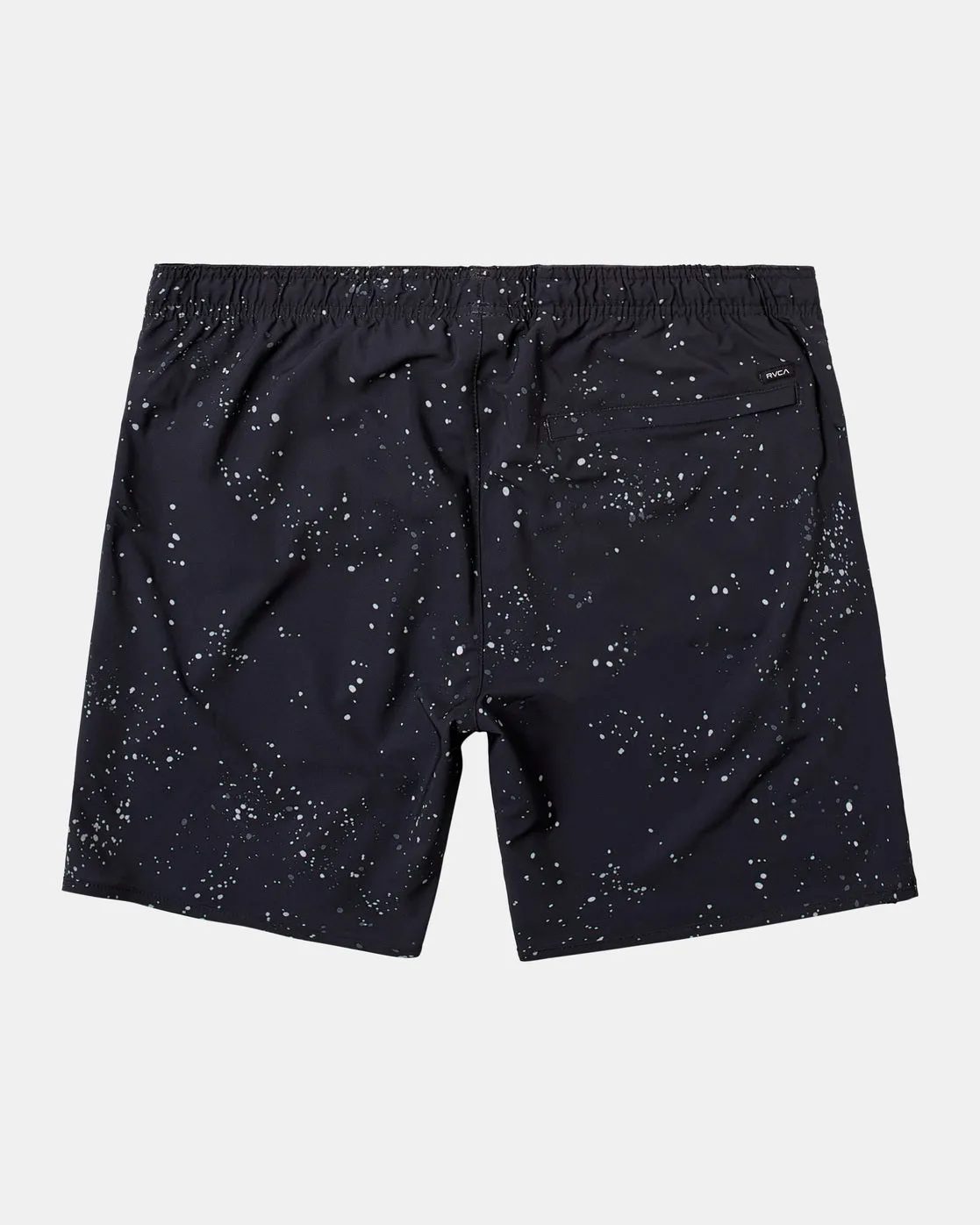 Yogger Stretch 17" Athletic Shorts - Black Splatter