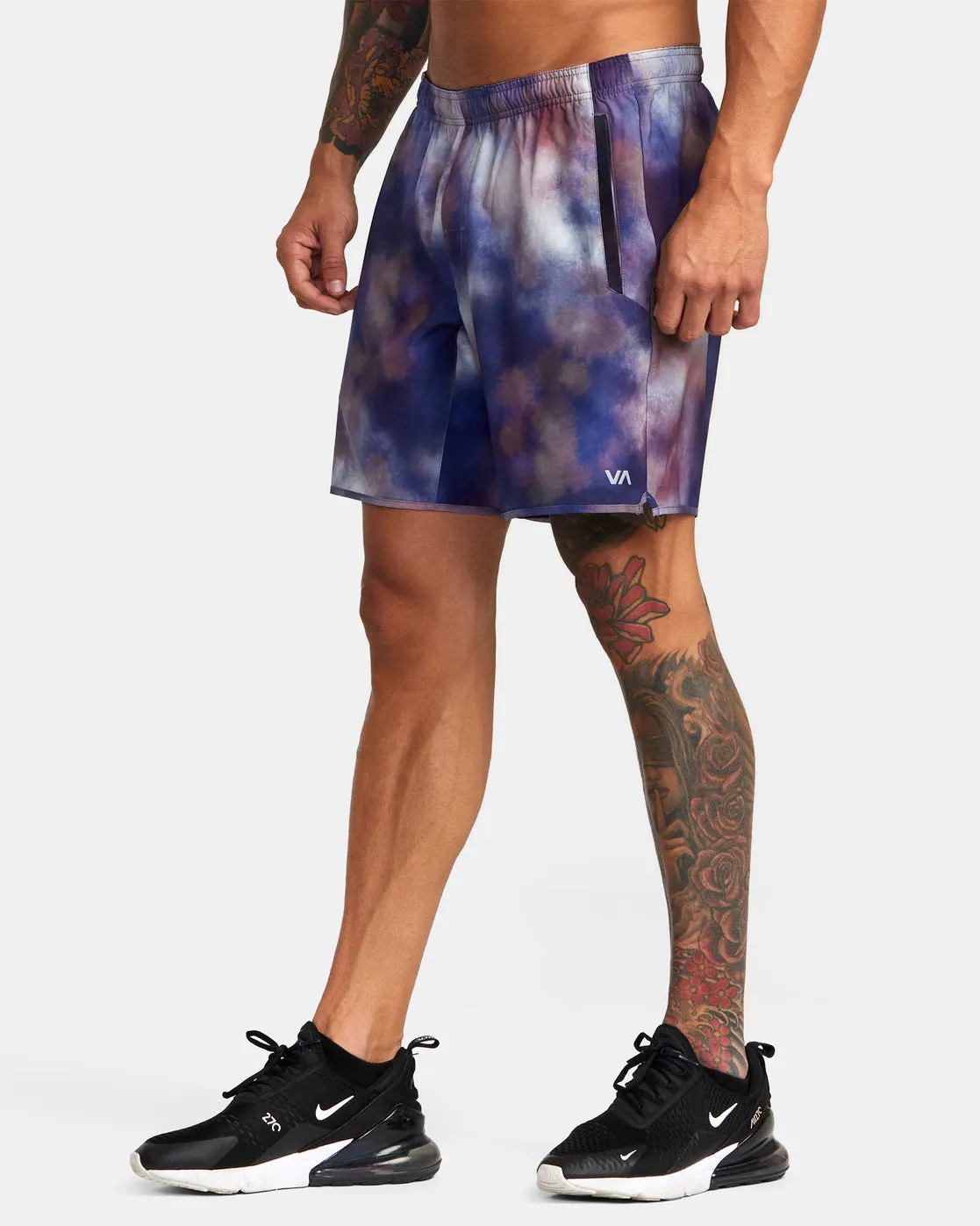 Yogger Stretch 17" Athletic Shorts - Blotch