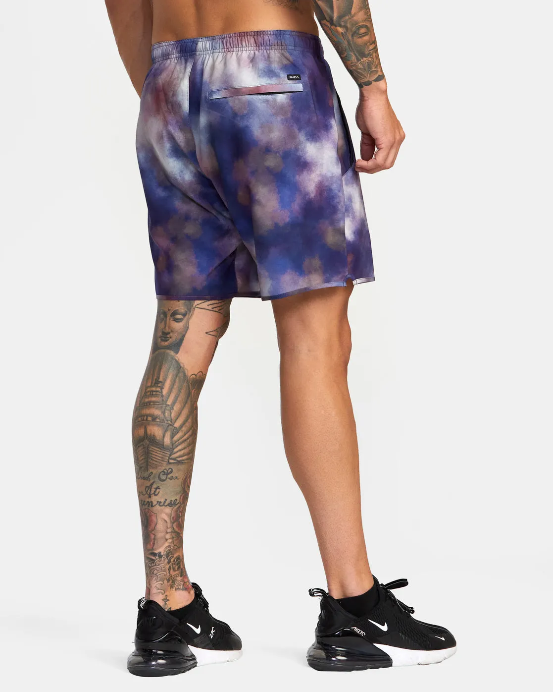 Yogger Stretch 17" Athletic Shorts - Blotch