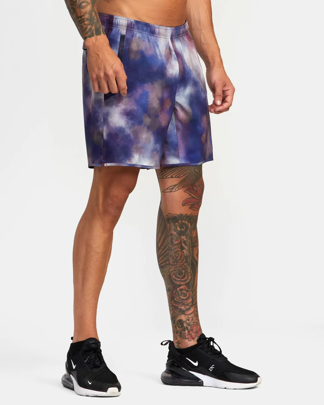 Yogger Stretch 17" Athletic Shorts - Blotch