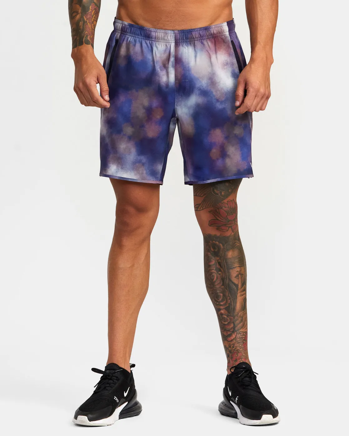 Yogger Stretch 17" Athletic Shorts - Blotch