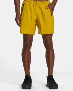 Yogger Stretch 17" Athletic Shorts - Golden