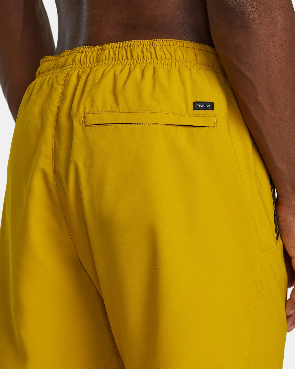 Yogger Stretch 17" Athletic Shorts - Golden