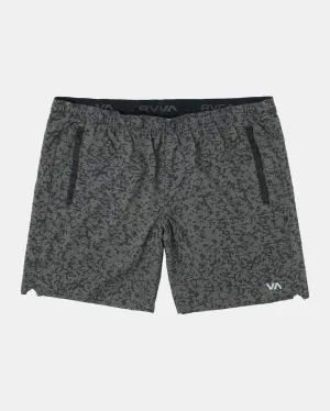 Yogger Stretch 17" Athletic Shorts - Mini Camo Mushroom