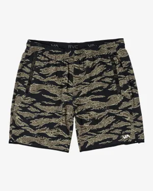 Yogger Stretch 17" Athletic Shorts - Tiger Camo