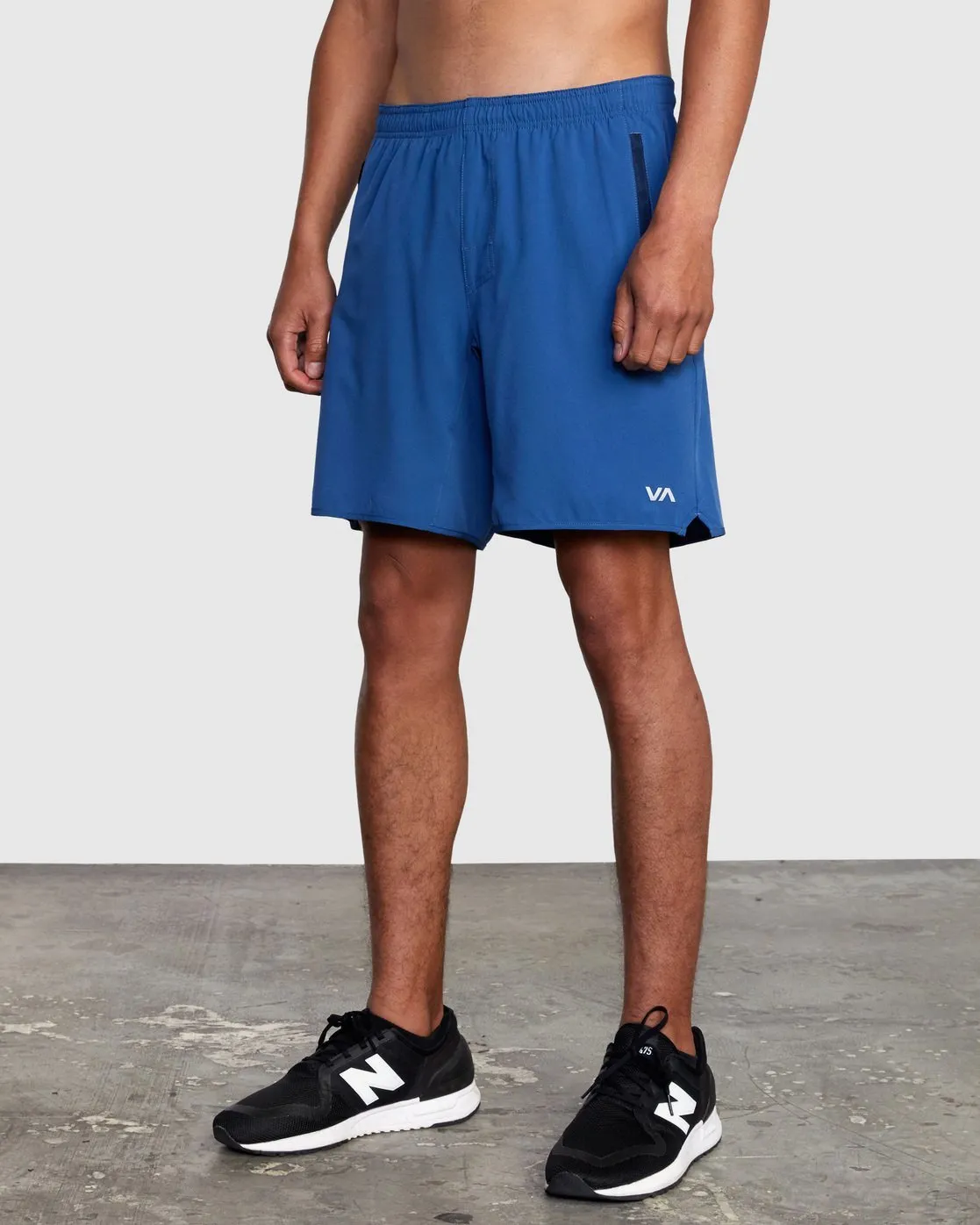 Yogger Stretch Athletic Shorts 17" - Surplus Blue