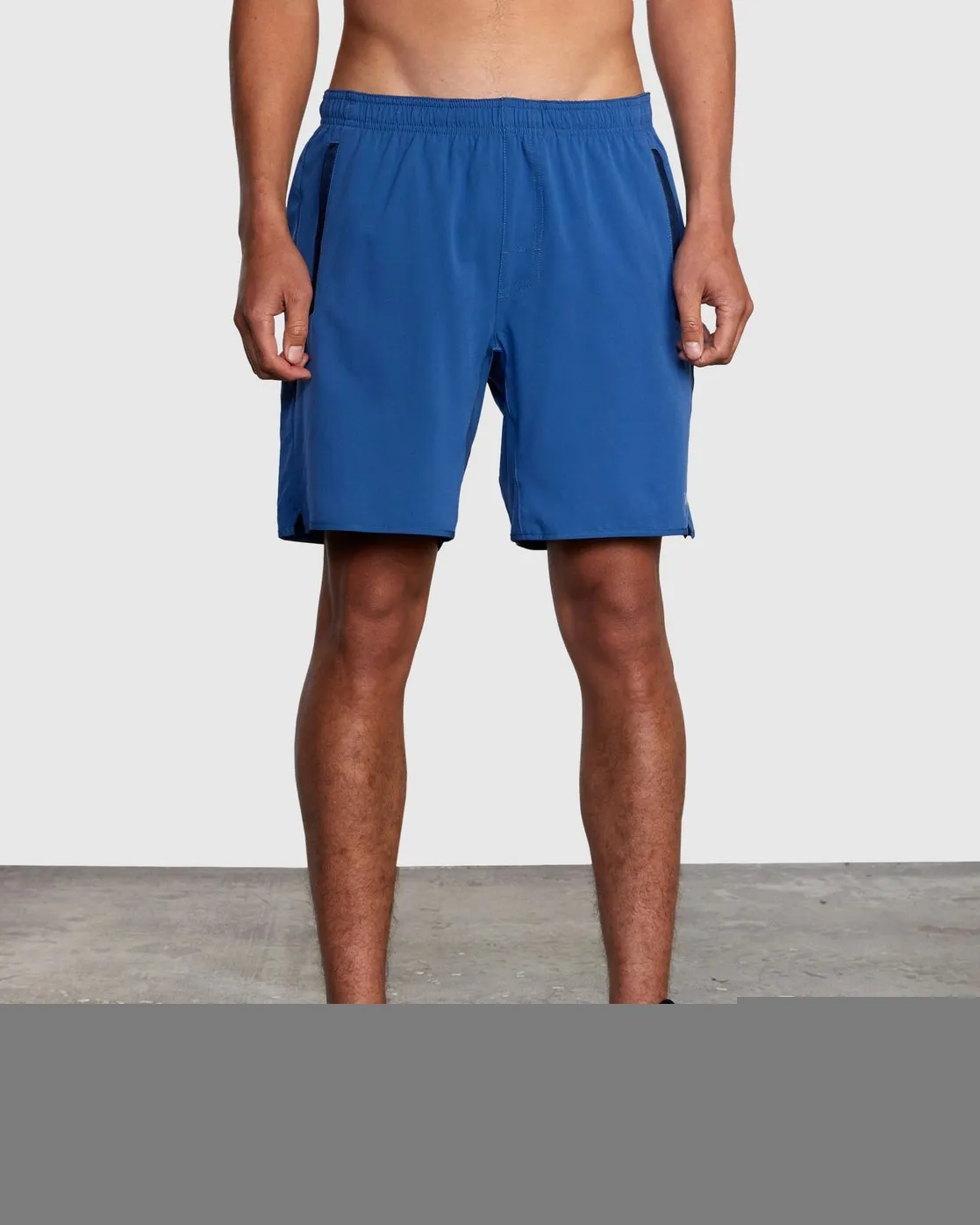 Yogger Stretch Athletic Shorts 17" - Surplus Blue