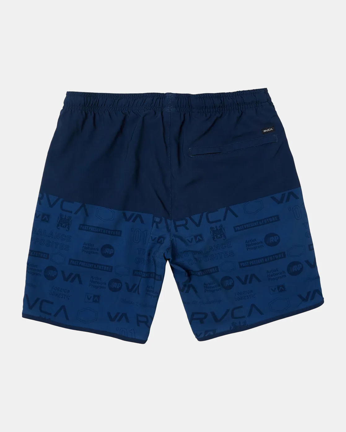 Yogger Stretch Elastic Waist Shorts 17" - All Brand Navy