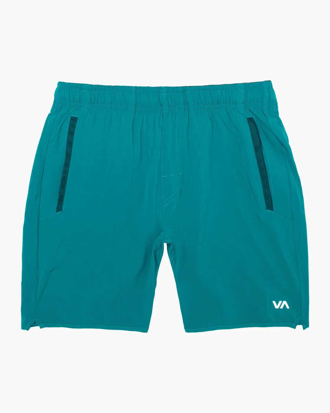 Yogger Stretch Elastic Waist Shorts 17" - Everglade